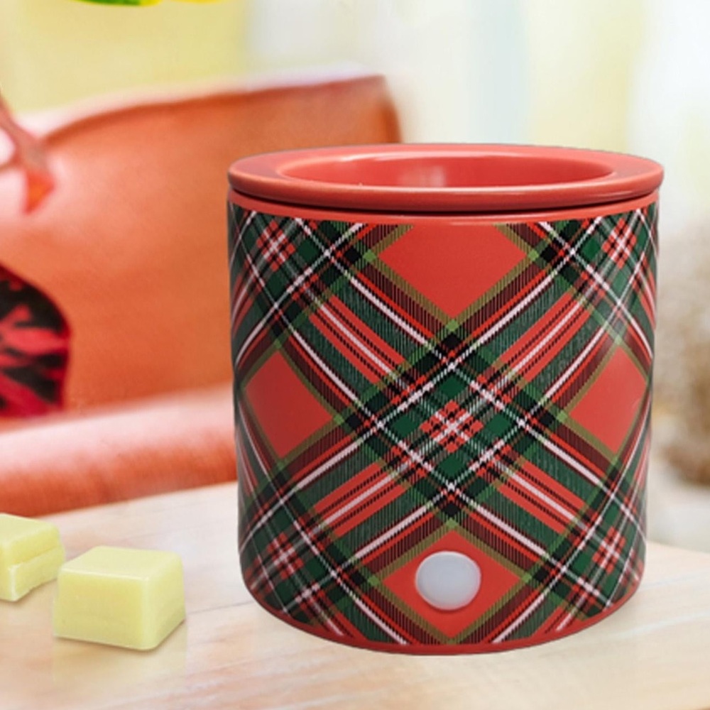 🆕Holiday Plaid Wax Warmer/Melt